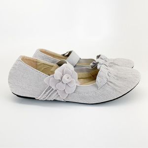 MarilynModa Silver Flats for Children Juicy-3K